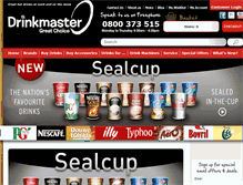 Tablet Screenshot of drinkmaster.co.uk